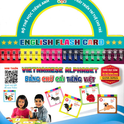 Combo Bộ Thẻ Học Tiếng Anh - Phát Triển Trí Tuệ Cho Trẻ (Bộ 6 Cuốn) - HA