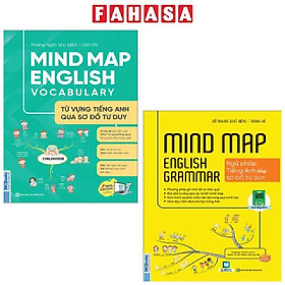 Combo Sách Mindmap English Grammar + Mindmap English Vocabulary (Bộ 2 Cuốn)