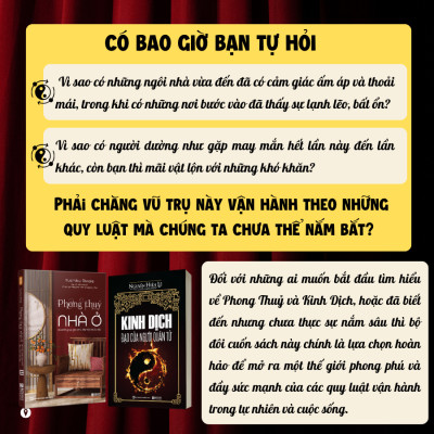 Sách Kinh Dịch Đạo Của Người Quân Tử Và Phong thủy nhà ở Bí mật giúp gia chủ đón tài rước lộc