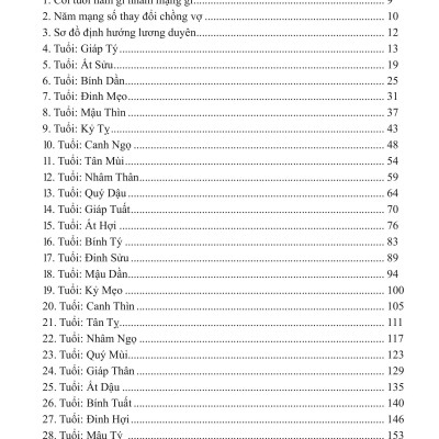 Sách - Căn Duyên Tiền Định - Sách Xem Tuổi Vợ Chồng - Dương Công Hầu