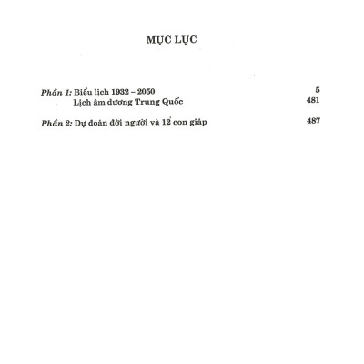 Lịch Vạn Niên 1932-2050 - Bìa Cứng (Tái Bản 2023)