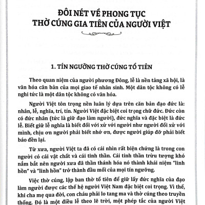 Tập Văn Cúng Gia Tiên (Văn Khẩn Tại Nhà)