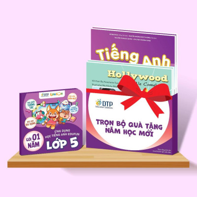 Gói Edufun Premium Level 5 (Thẻ Học Tiếng Anh EDUFUN + Tặng Kèm Sách Học Sinh, Sách Bài Tập, 2 Cuốn Truyện)
