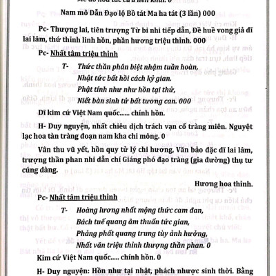 Phật Lịch 2562 - Khoa Cúng Thông Dụng