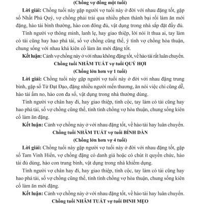 Sách - Căn Duyên Tiền Định - Sách Xem Tuổi Vợ Chồng - Dương Công Hầu