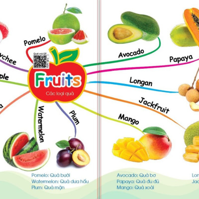 (Bé học từ vựng tiếng Anh) Chinh phục từ vựng tiếng Anh - Theo sơ đồ tư duy Mind Map - Có file nghe