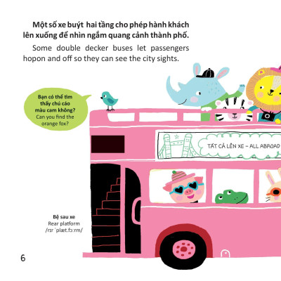 Thư Viện Từ Vựng Đầu Đời Cho Bé - Phương Tiện Giao Thông - On The Go!