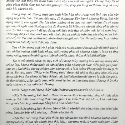 Nhập Môn Phong Thuỷ - ThS. Nguyễn Mạnh Linh (Tái bản 2023)