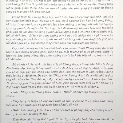 Nhập Môn Phong Thủy Huyền Không (Tái Bản)