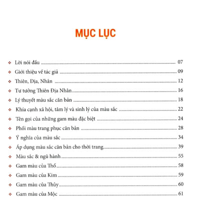 Màu Sắc Theo Phong Thủy Đông Tây