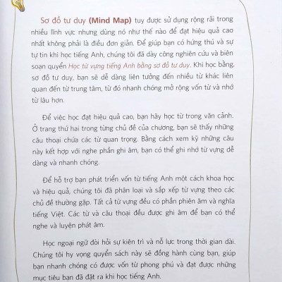 Tự học từ vựng Tiếng Anh bằng sơ đồ tư duy