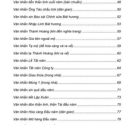Văn Khấn Bách Gia Thực Dụng (Tái Bản 2023)