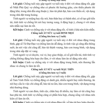 Sách - Căn Duyên Tiền Định - Sách Xem Tuổi Vợ Chồng - Dương Công Hầu