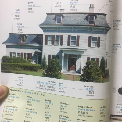 Combo 2 sách Từ điển hình ảnh Tam Ngữ Trung Anh Việt  16000 từ có mp3 nghe qua app– Pons General Reference Visual English Vietnamese Chinese Trilingual Dictionary +Phân tích đáp án các bài luyện dịch Tiếng Trung +DVD tài liệu