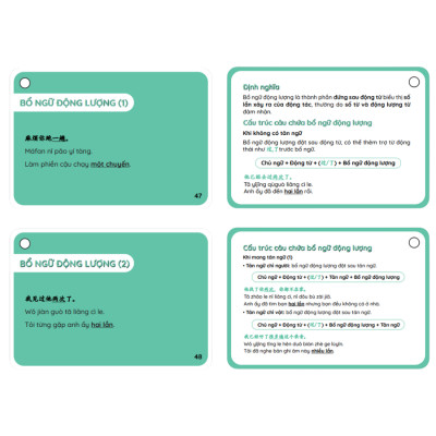 Flashcard Ngữ Pháp Tiếng Trung - 241 Cấu Trúc Ngữ Pháp Luyện Thi HSK 123456 - Bộ Thẻ Học Ngữ Pháp Tiếng Trung Cầm Tay - Phạm Dương Châu (Phiên bản màu sắc đặc biệt))