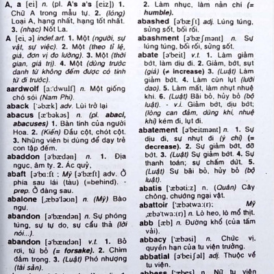 Từ Điển Anh - Việt Khoảng 299.000 Từ