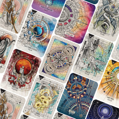 [Boxset Việt Hoá] -Starcodes Astro Oracle (Bộ Bài & Sách Hướng Dẫn)