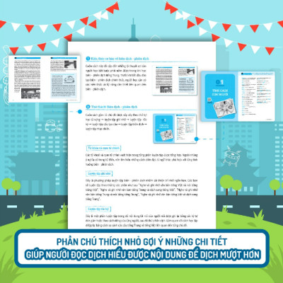 Sách Combo Kỹ năng - Thực hành Biên dịch - Phiên dịch tiếng Trung ứng dụng (kèm từ vựng theo chủ đề) (MG)