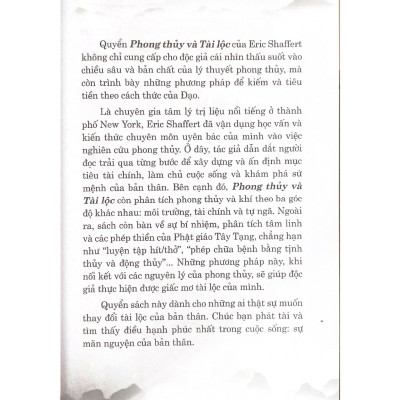 Phong Thủy Và Tài Lộc