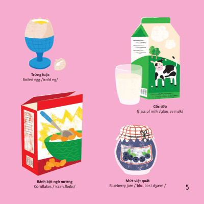 Thư Viện Từ Vựng Đầu Đời Cho Bé - Thức Ăn Của Tớ - My Food!