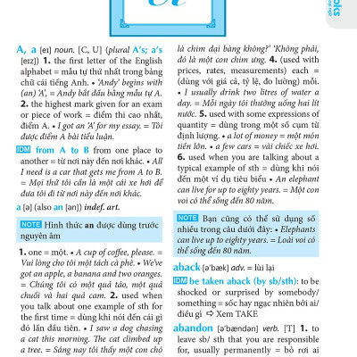 Từ điển Anh - Anh - Việt (Bìa Đen)