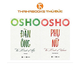 Sách - Combo 2 Cuốn: Osho Đàn Ông + Osho Phụ Nữ - Thái Hà Books