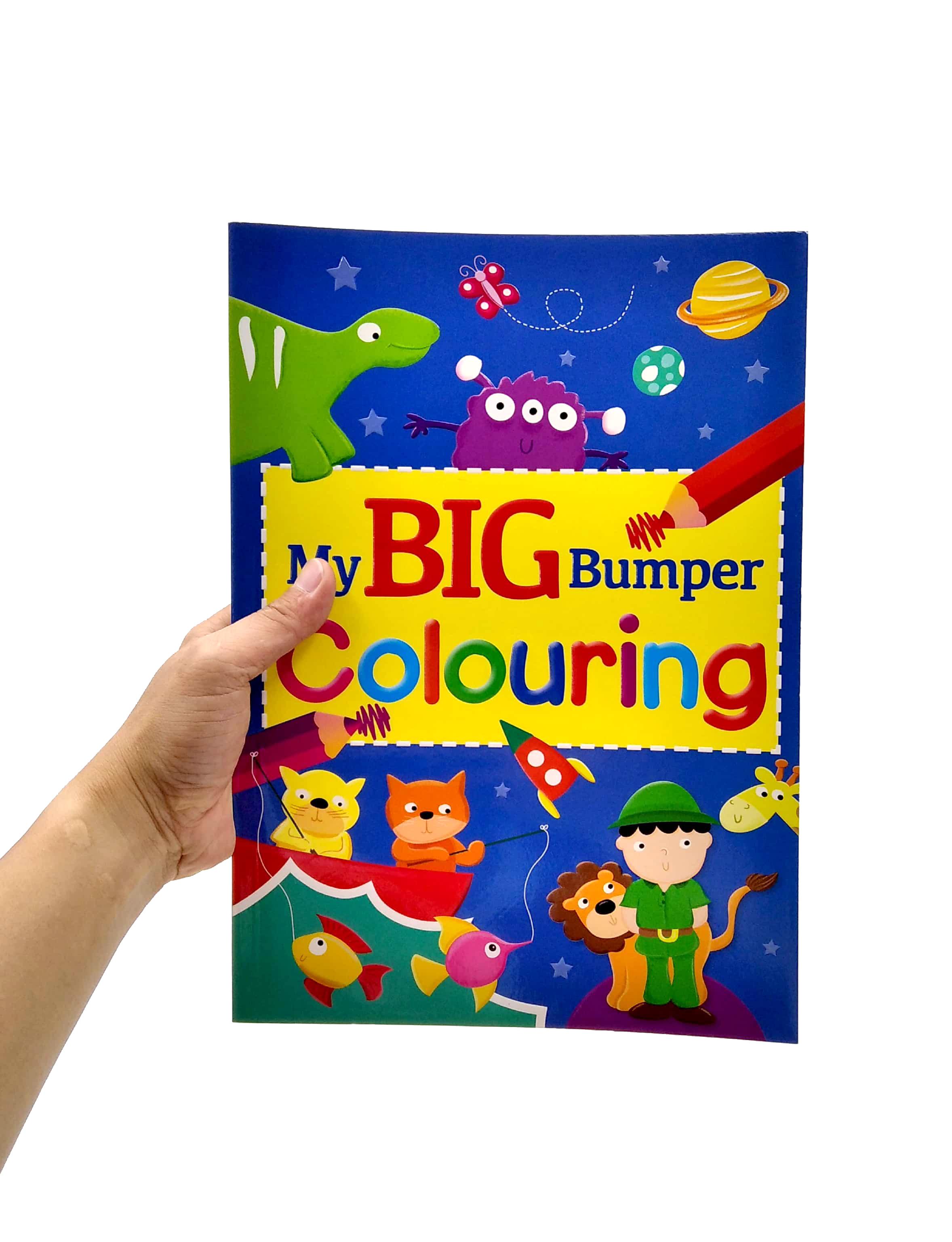 My Big Bumper Colouring (Blue)