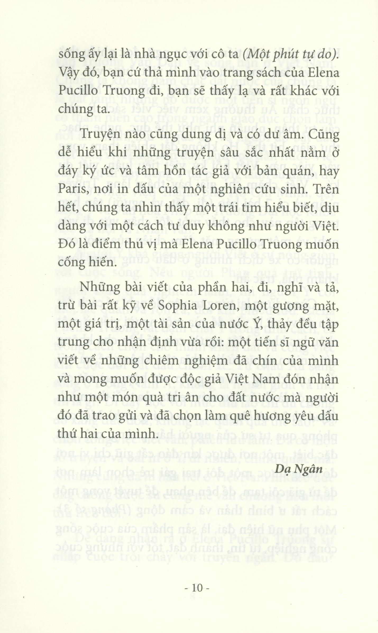 Một Phút Tự Do - Tùy Bút - Truyện Ngắn