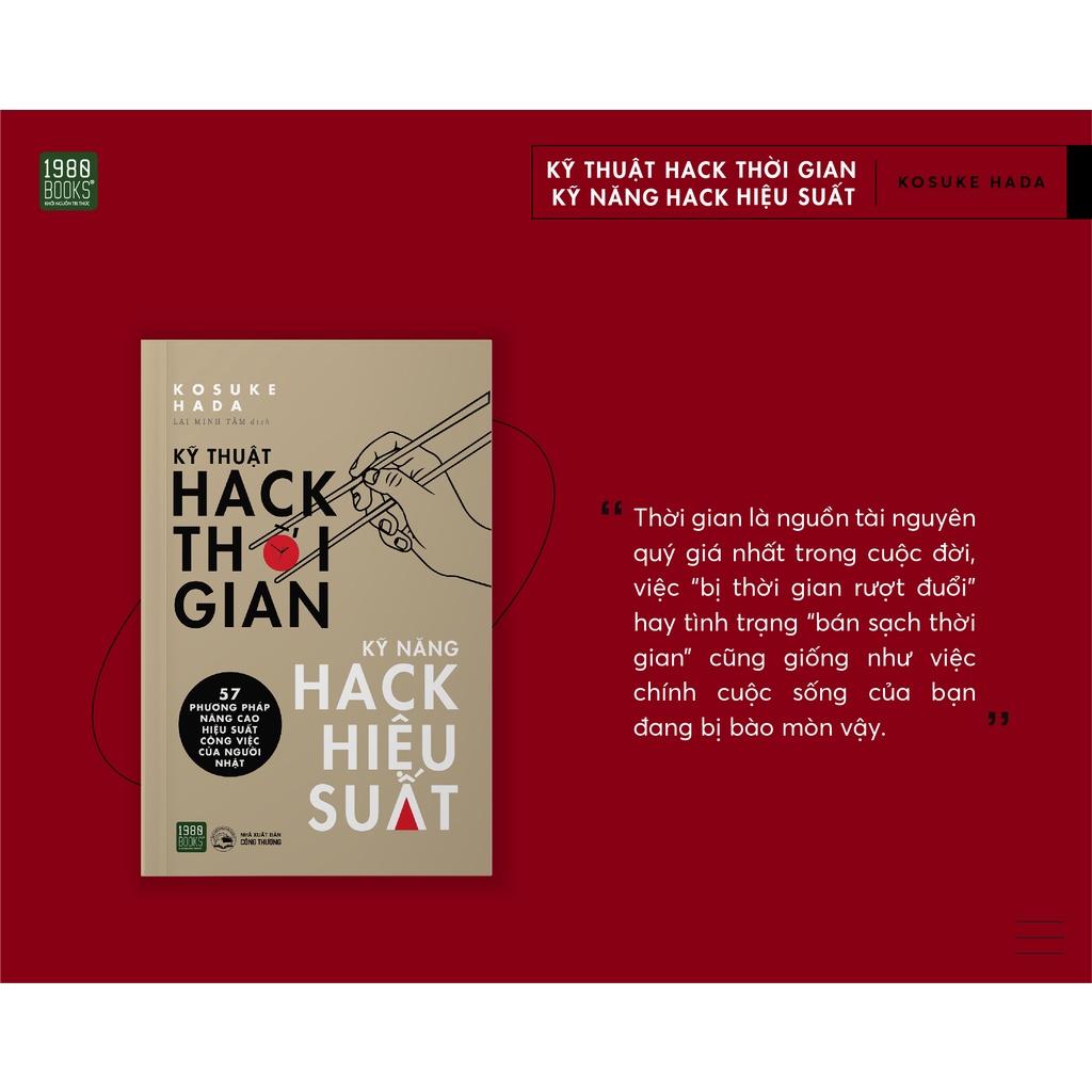 Sách Kỹ thuật Hack thời gian, Kỹ năng Hack hiệu suất - BẢN QUYỀN