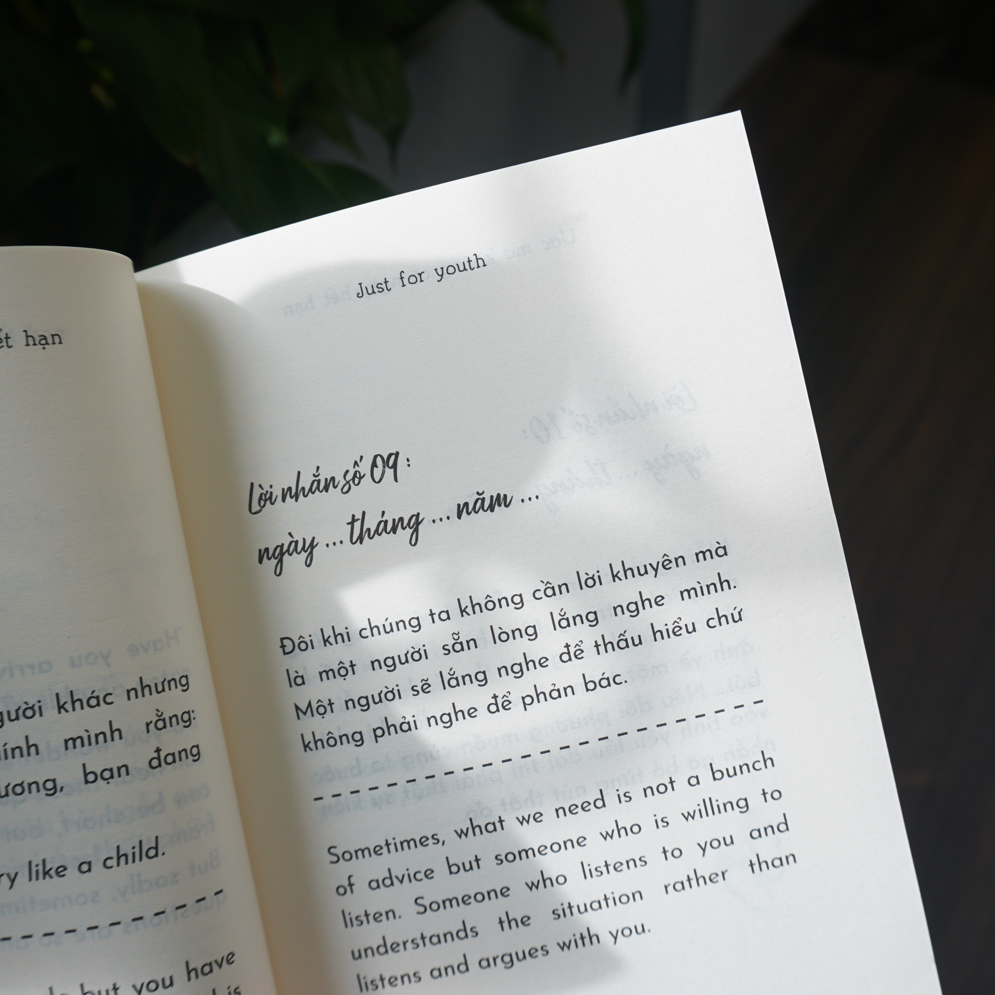 Sách - Just For Youth - Ước Mơ Không Có Ngày Hết Hạn