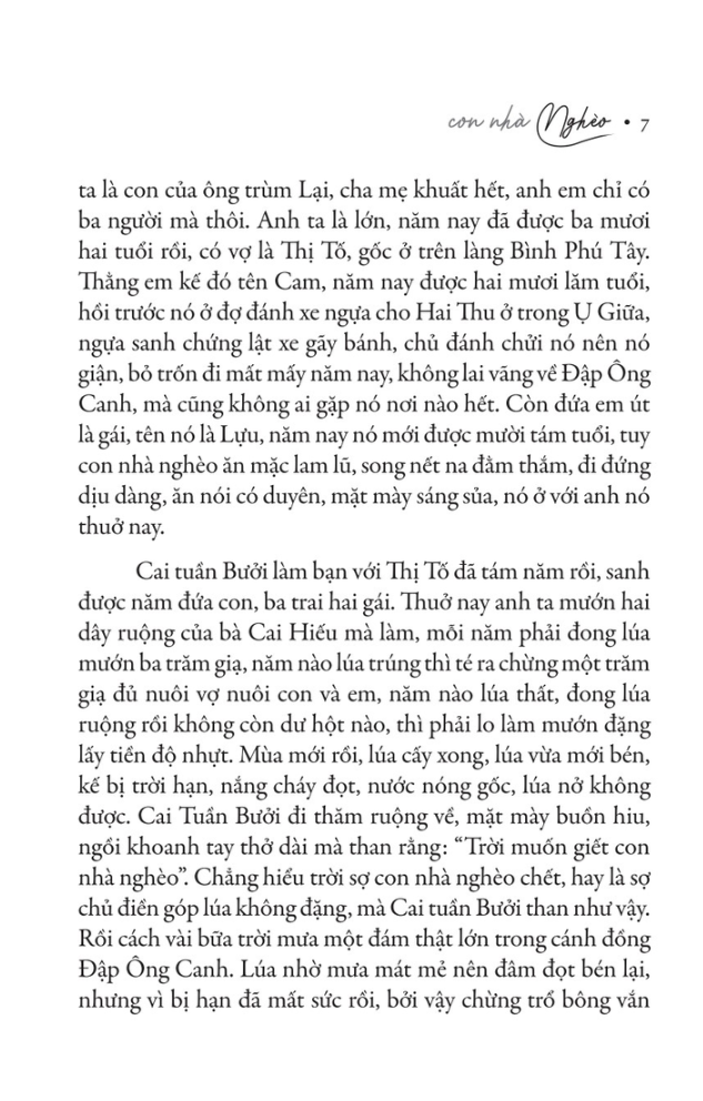 Sách - Con Nhà Nghèo