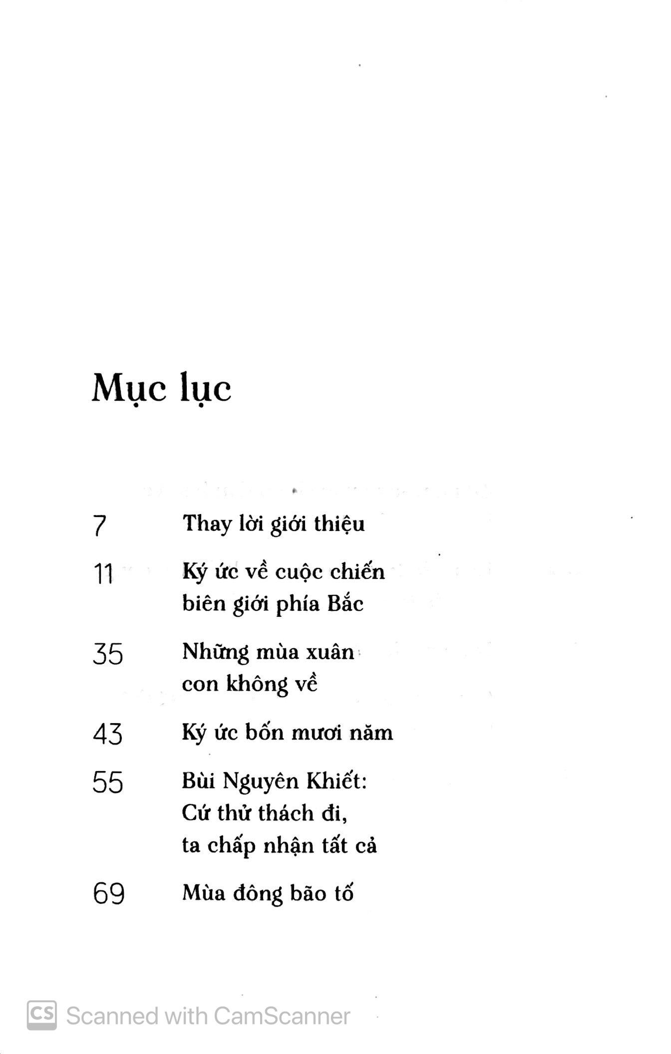 Những Mùa Xuân Con Không Về
