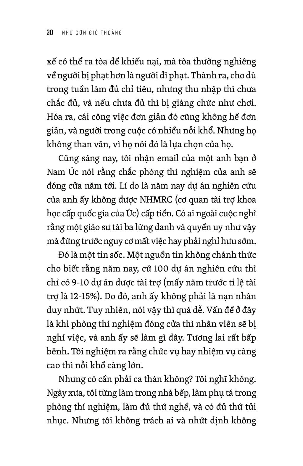 Như Cơn Gió Thoảng - Nghĩ Về Những Qui Luật Cuộc Sống