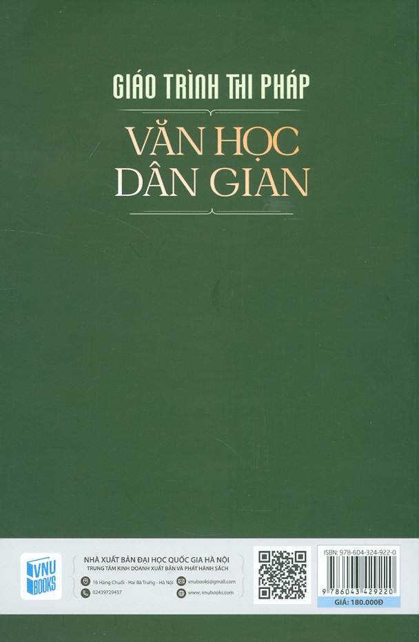 Giáo Trình Thi Pháp Văn Học Dân Gian