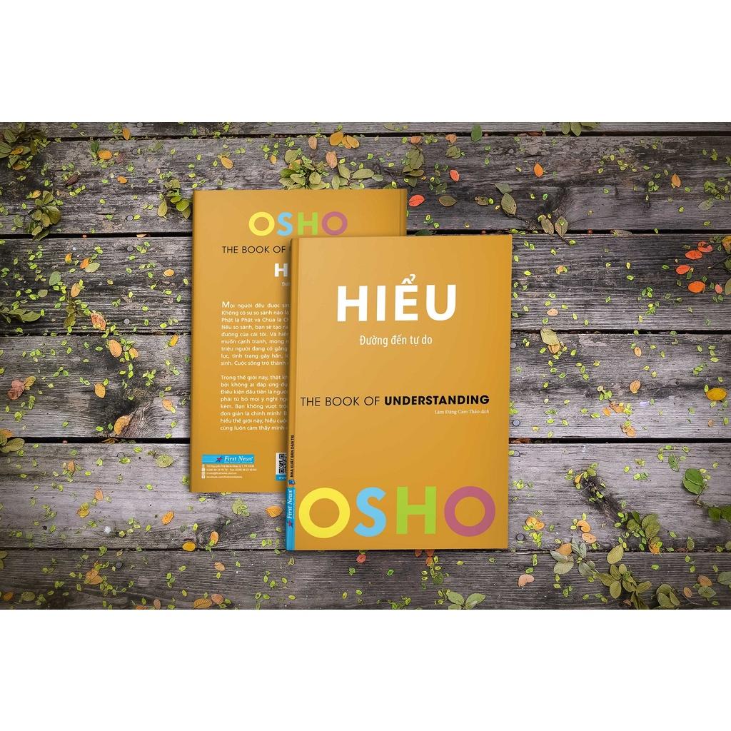 Sách Combo OSHO Cảm Xúc + OSHO Trưởng Thành + OSHO Hiểu - First News - BẢN QUYỀN