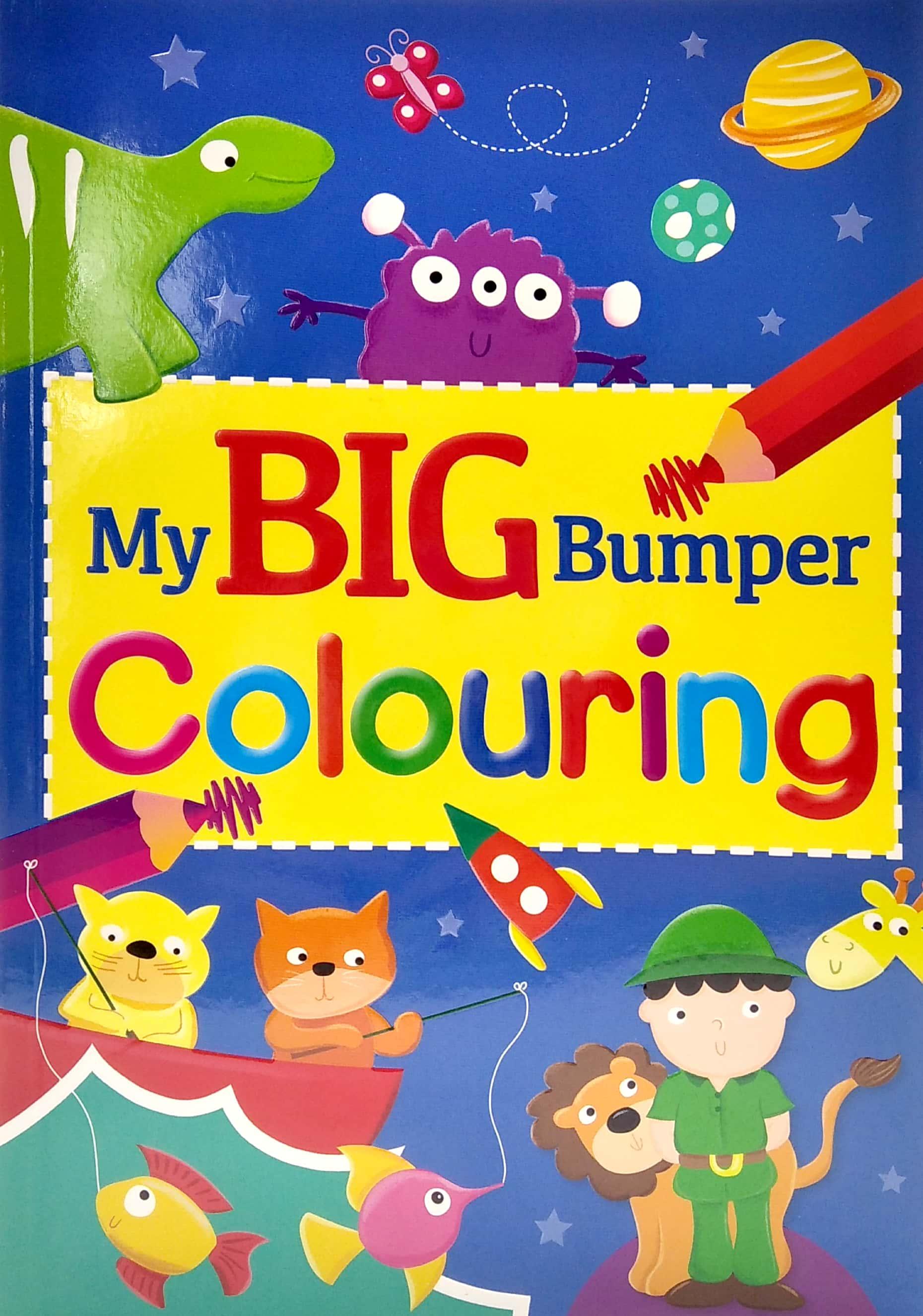 My Big Bumper Colouring (Blue)
