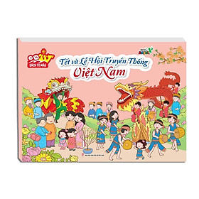Sách Tô Màu - Tết và Lễ Hội Truyền Thống Việt Nam - Minh Thắng