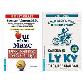 Combo Đào thoát khỏi mê cung + Câu chuyện ly kỳ từ cậu bé giao báo Bản Quyền