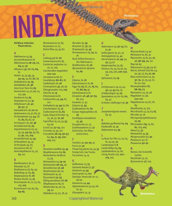 1,000 Facts About Dinosaurs, Fossils, And Prehistoric Life