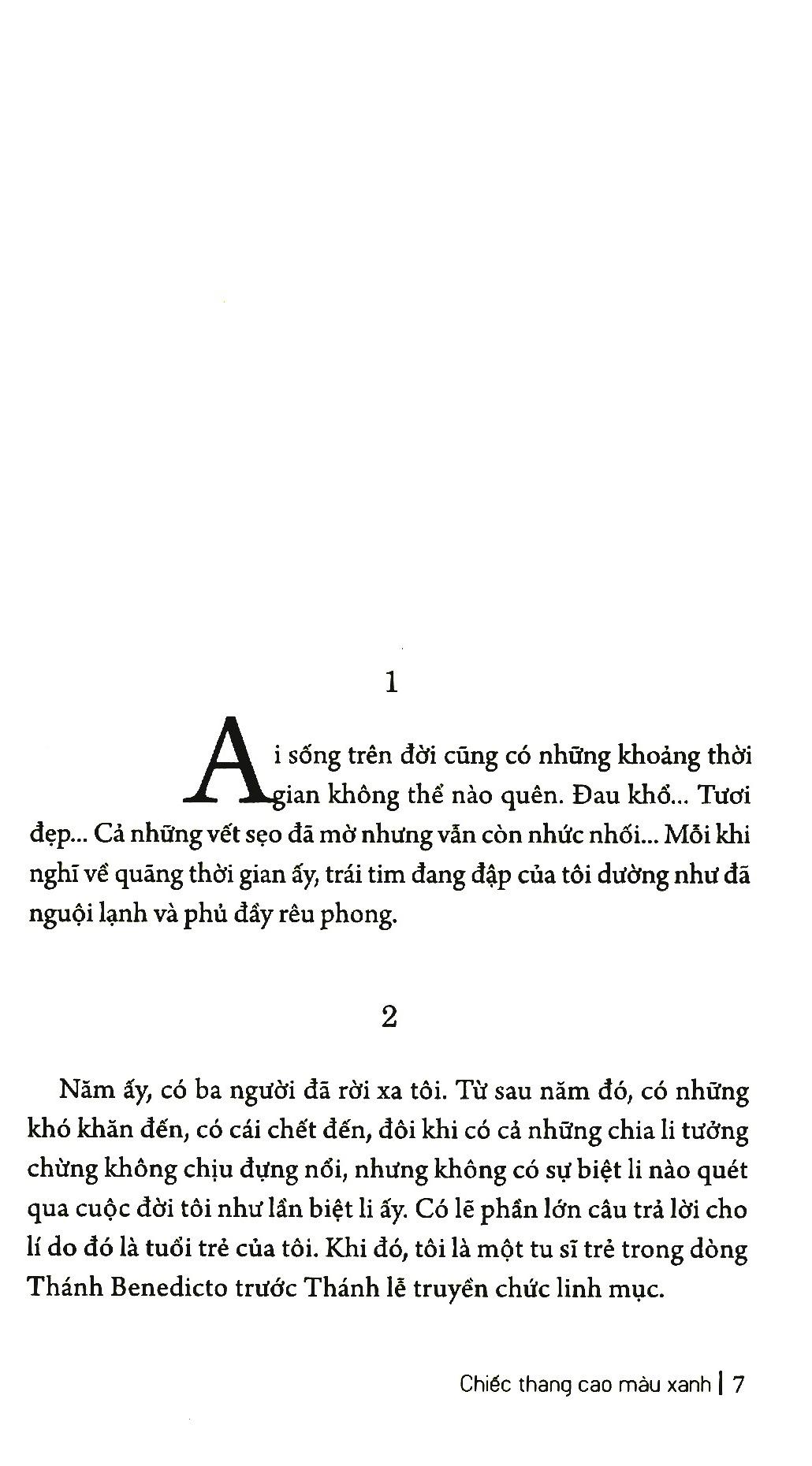 Chiếc Thang Cao Màu Xanh