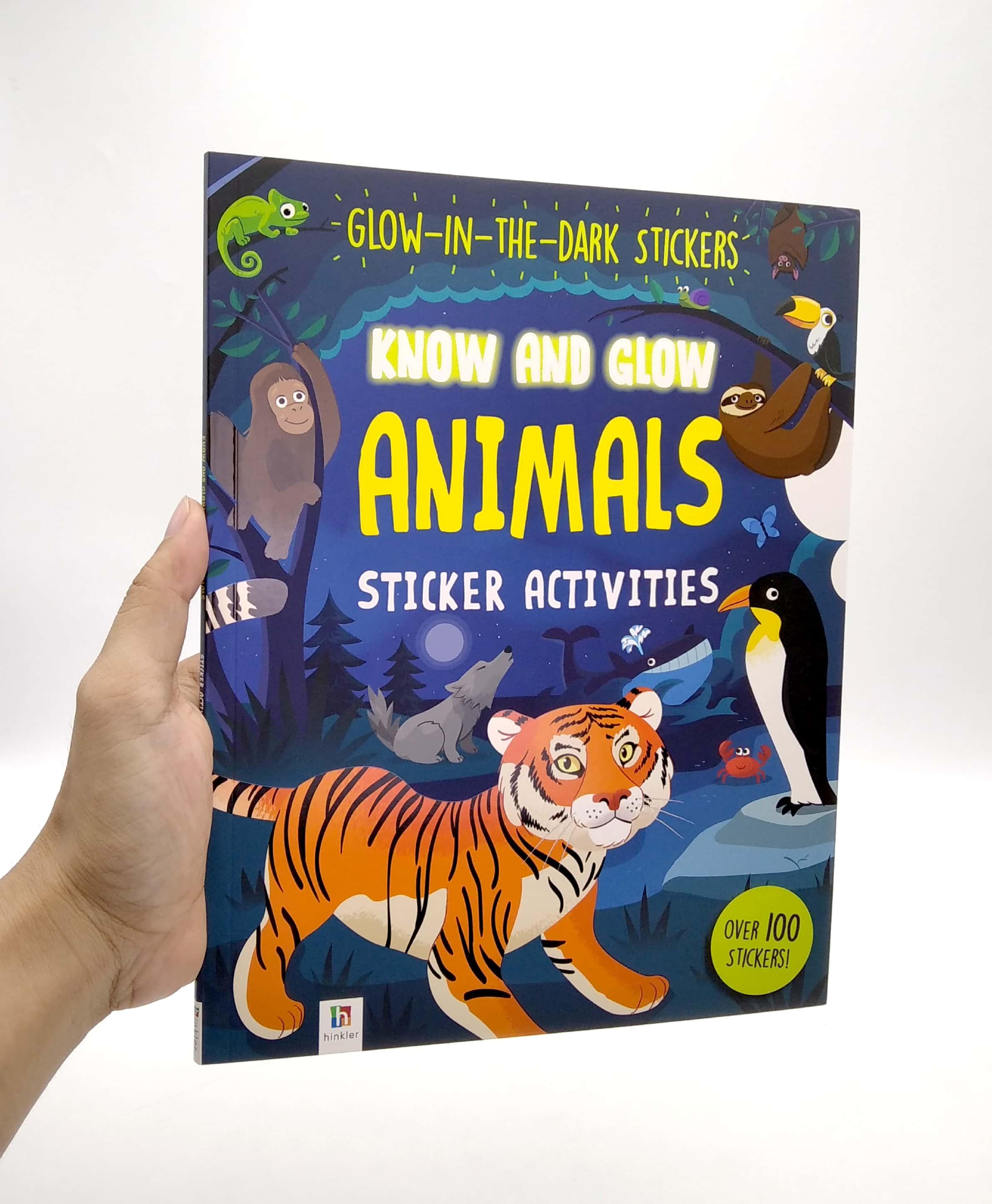 Know And Glow: Animals Sticker Activities