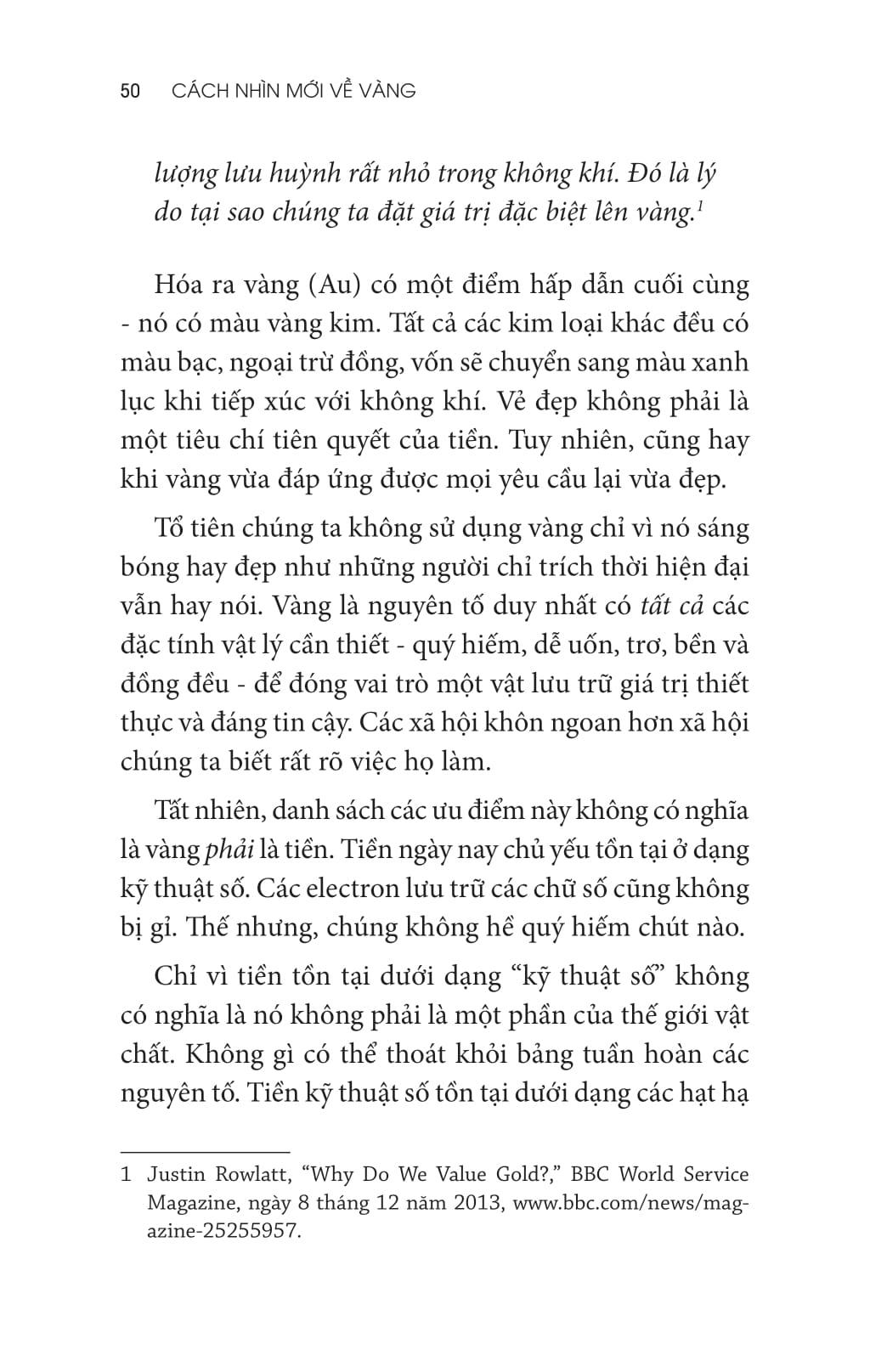 Cách Nhìn Mới Về Vàng - The New Case For Gold