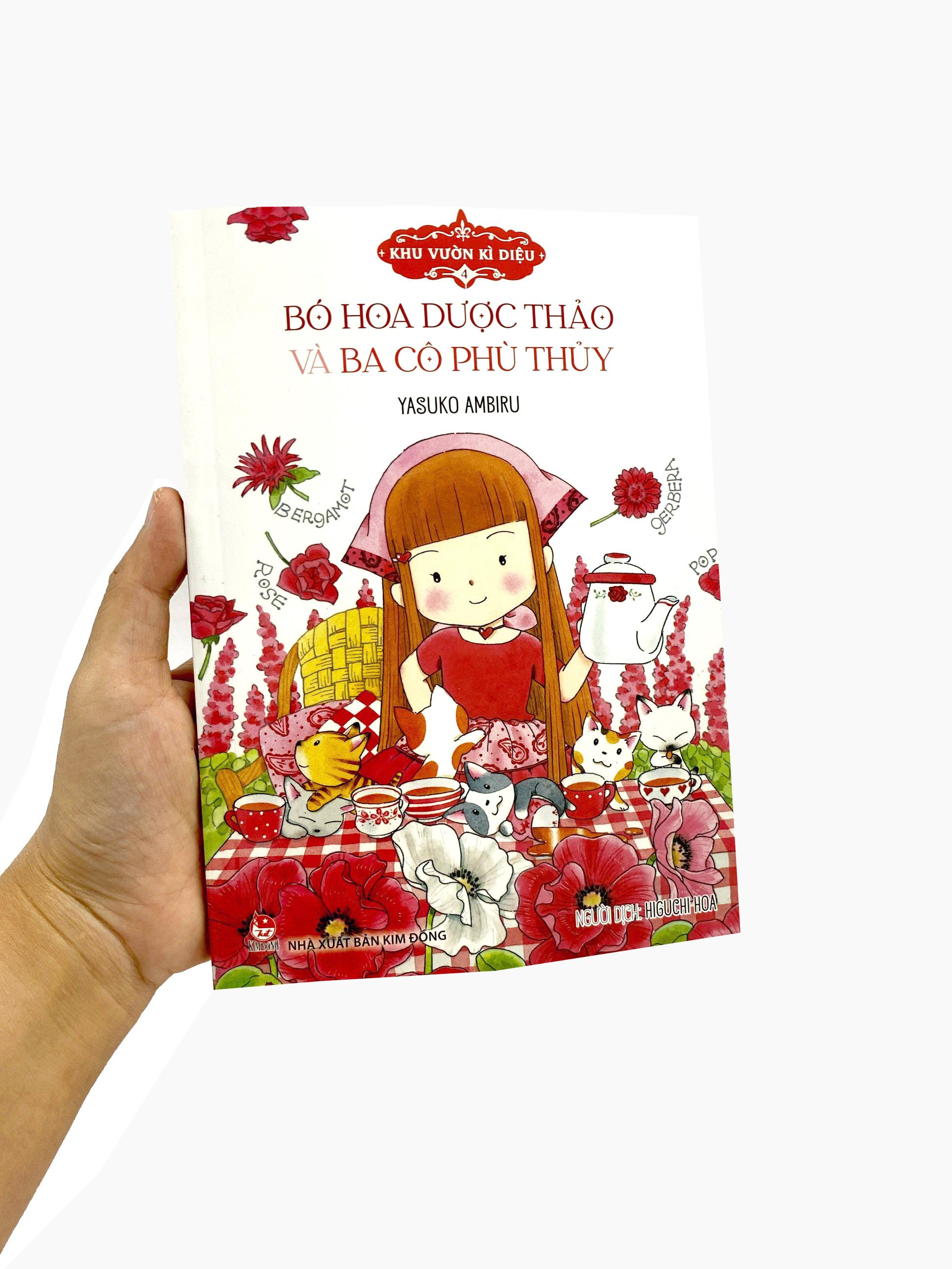 Sách - Khu Vườn Kì Diệu - Tập 4 - Bó Hoa Dược Thảo Và Ba Cô Phù Thủy (Tái Bản 2024)