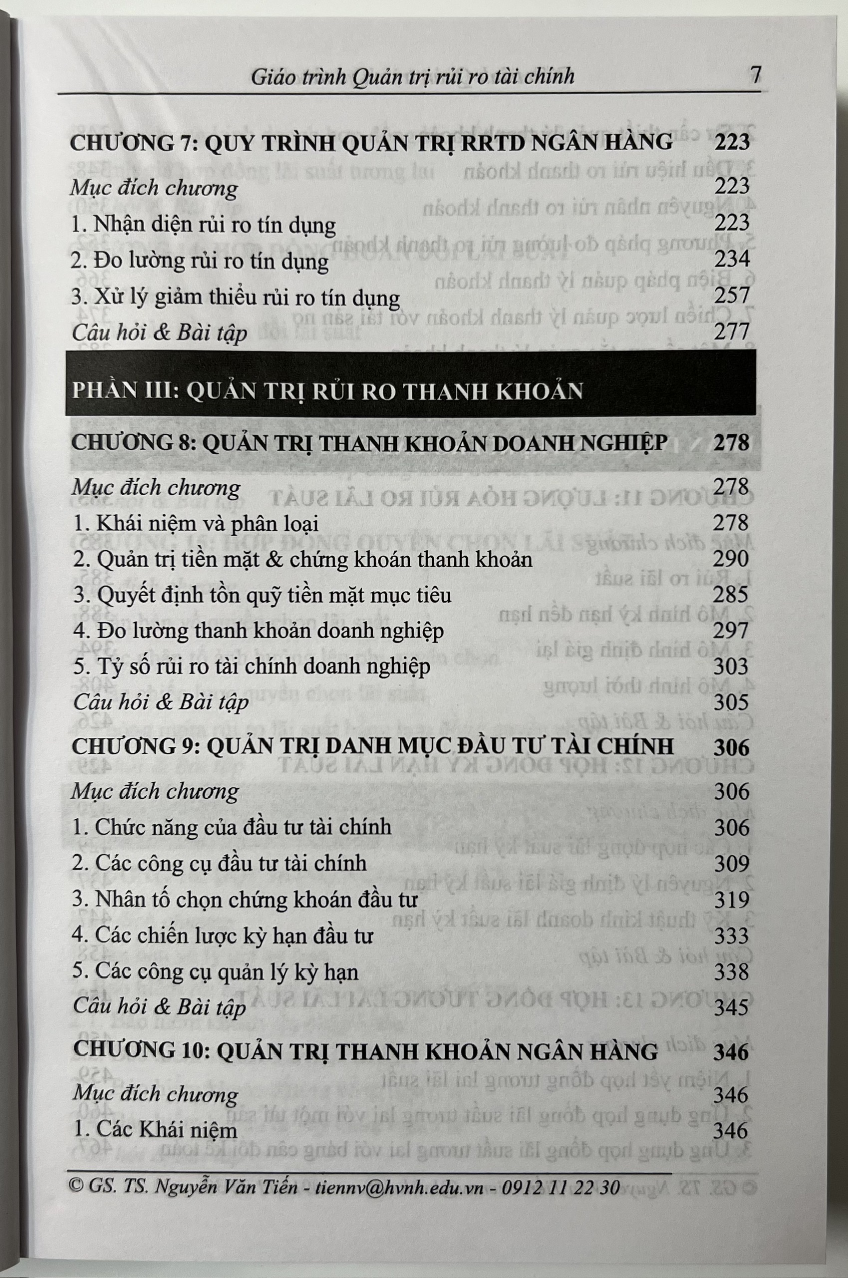 Sách - Giáo Trình Quản Trị Rủi Ro Tài Chính - GS.TS. Nguyễn Văn Tiến
