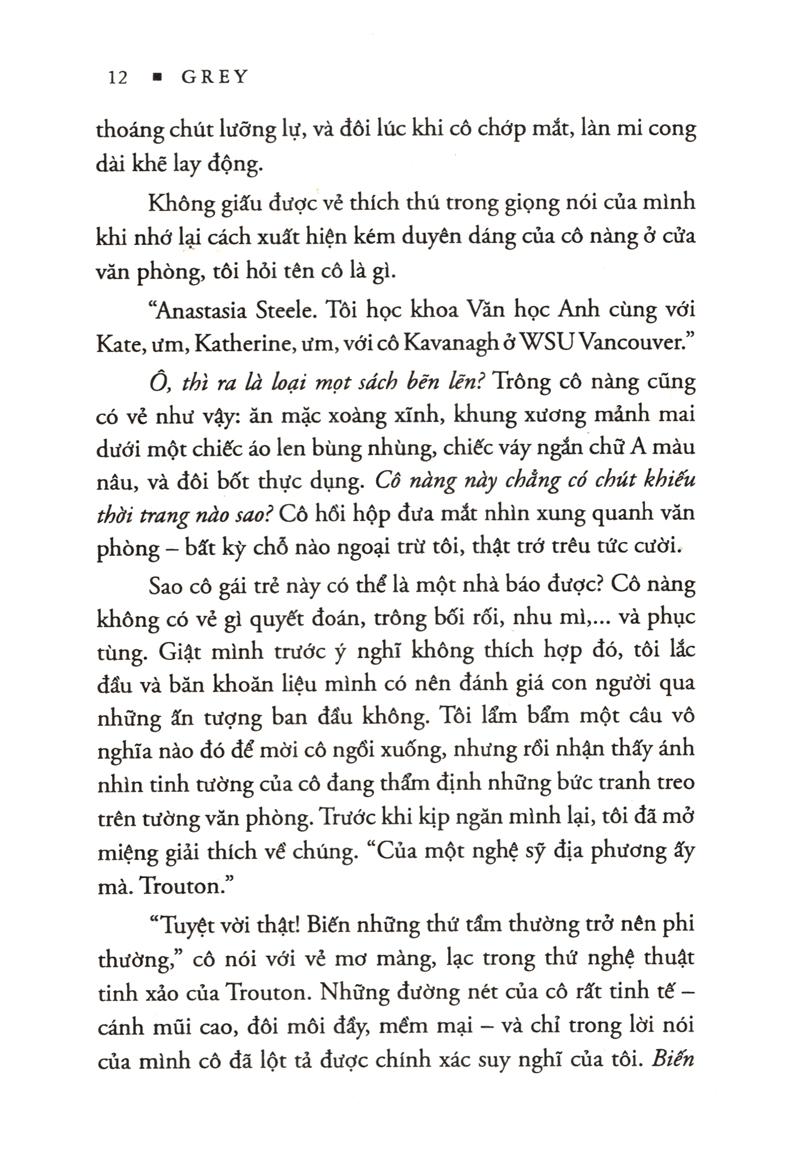 Thế Giới 50 Sắc Thái - Xám Qua Tự Sự Của Christian Grey