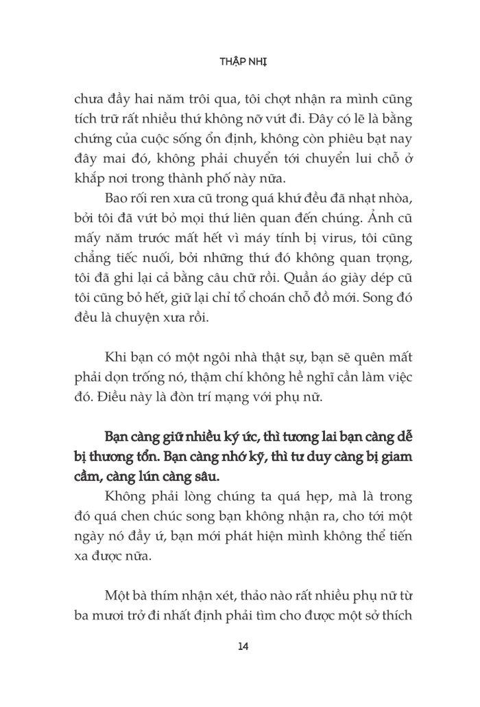 Chẳng Nhớ Quá Khứ, Chẳng Sợ Tương Lai