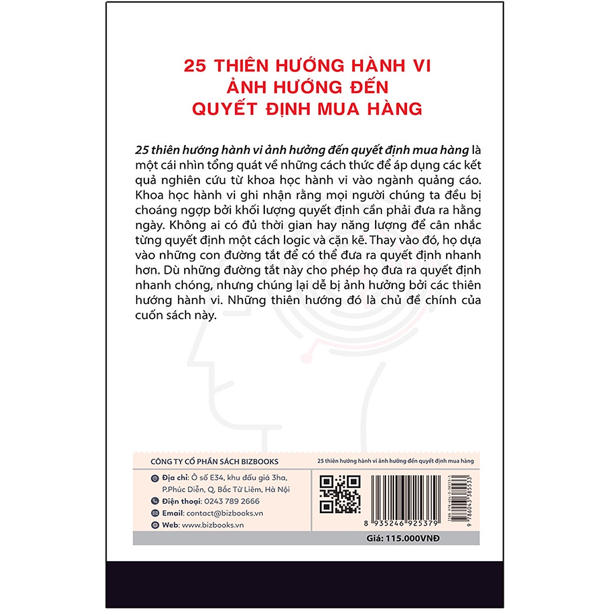 25 thiên hướng hành vi ảnh hưởng đến quyết định mua hàng (Tái bản)