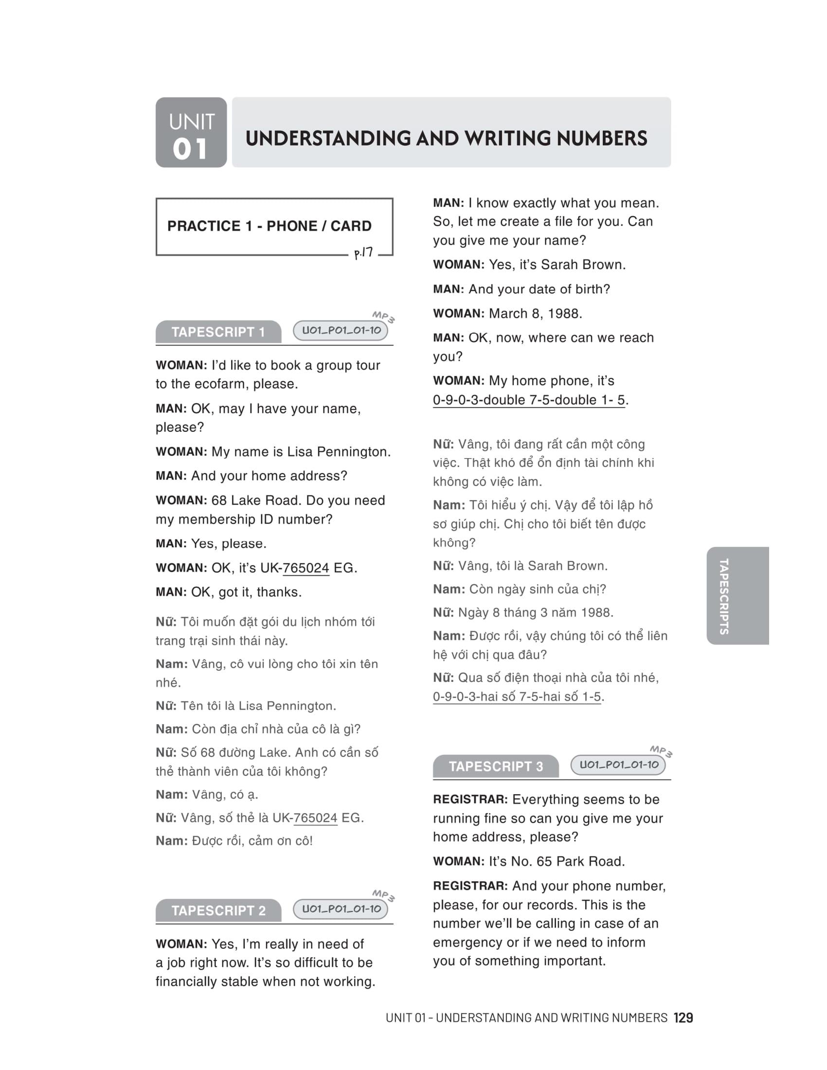 Sách - IELTS Listening Dictation