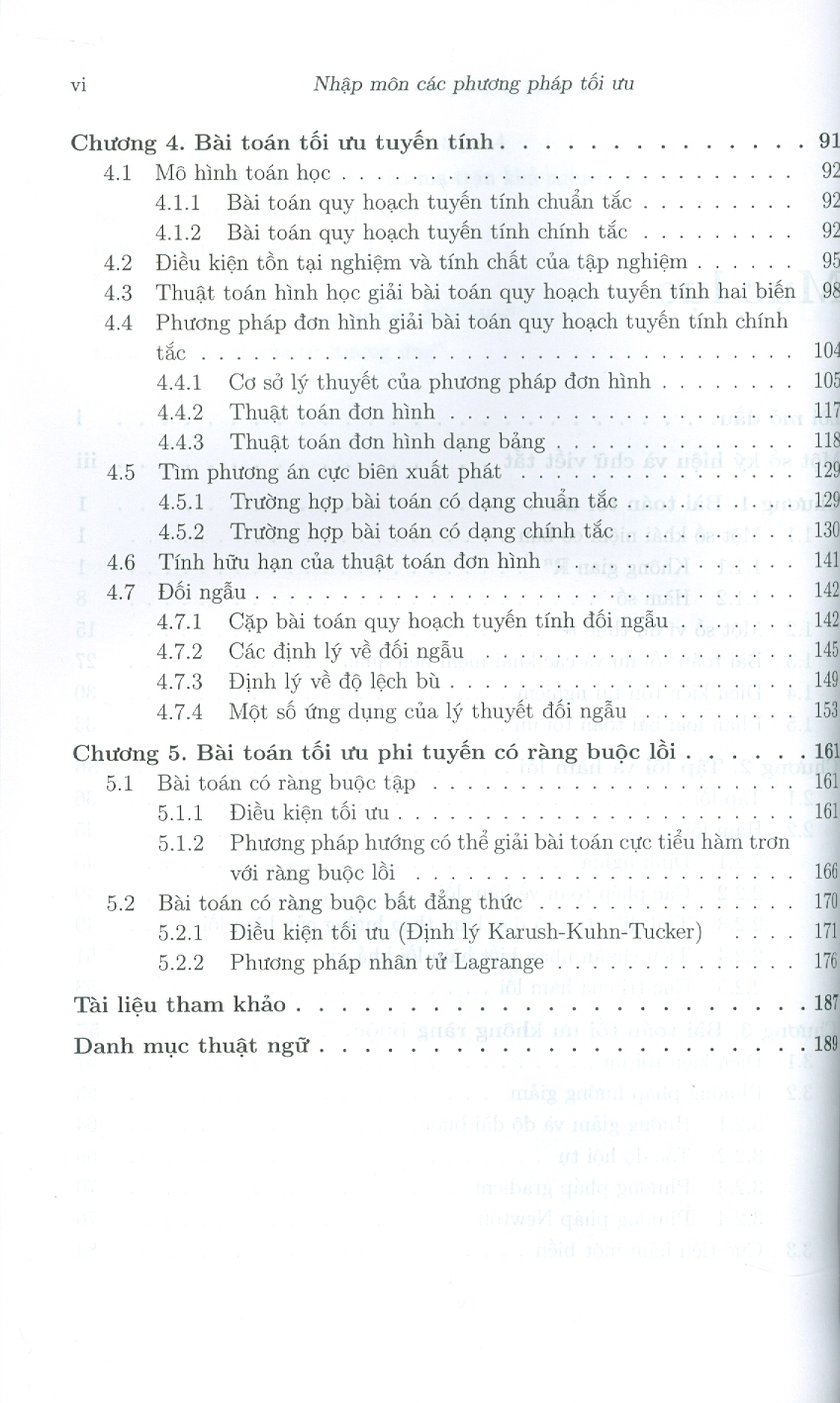Nhập Môn Các Phương Pháp Tối Ưu - TS. Lê Quang Thủy, PGS.TS. Nguyễn Thị Bạch Kim