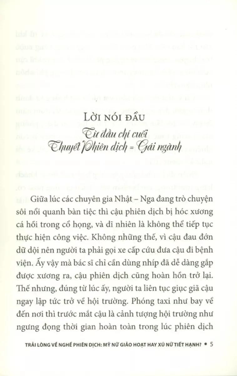 Trải Lòng Về Nghề Phiên Dịch